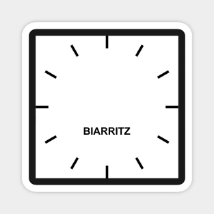 BIARRITZ Time Zone Wall clock Magnet