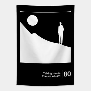 Talking Heads / Minimal Graphic Design Tribute Tapestry