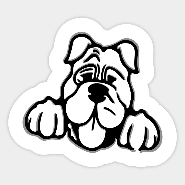 English Mastiff Dog Lover Gift Sticker Teepublic Au