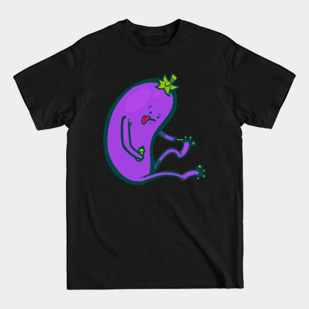 Discover Eggplant Pedicure - Teal - T-Shirt