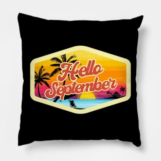 Hello September Pillow