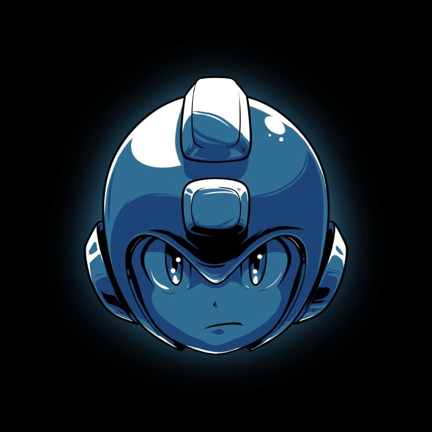 Megaman Head by felipebatista