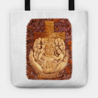 just pray cross Tote