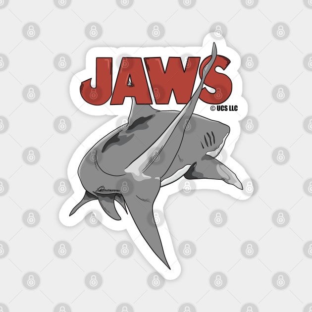 Jaws Magnet by Orianartistic