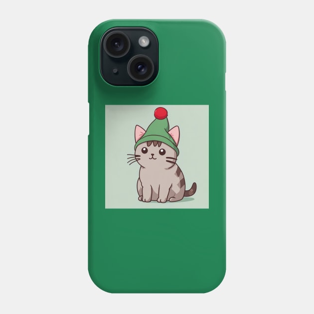 Cute elf kitten Phone Case by Love of animals