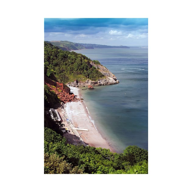 Oddicombe Beach Babbacombe Bay Devon by AndyEvansPhotos