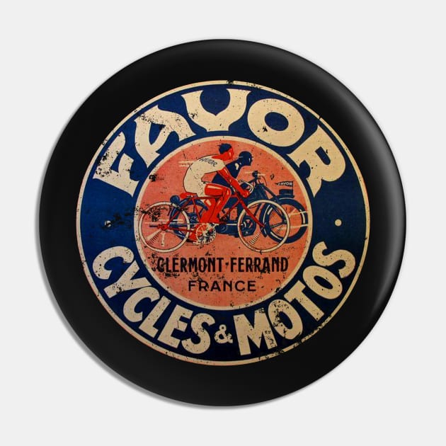 French Cycles Pin by retrorockit