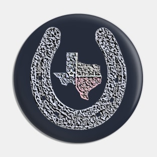 Big Texas Horseshoe Pin