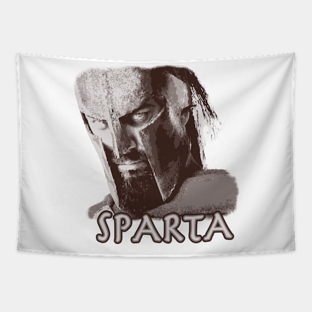 Spartan Warrior Tapestry by Urbanic