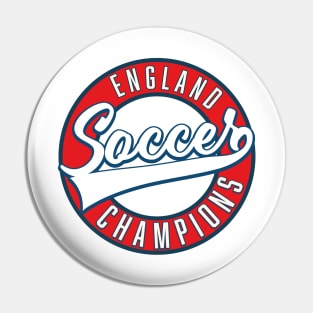 England Soccer Champions Pin