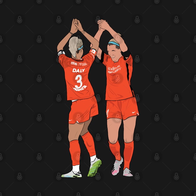 Rachel Daly Megan Oyster Houston Dash Dance NWSL by Hevding