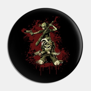 Gizmo Bunny survival Pin