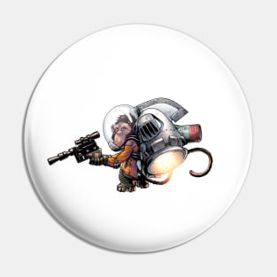 Jetpack Monkey Pin