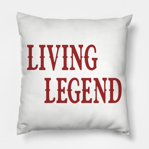 Living Legend Pillow by Cargoprints