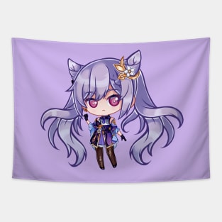 Keqing chibi Tapestry