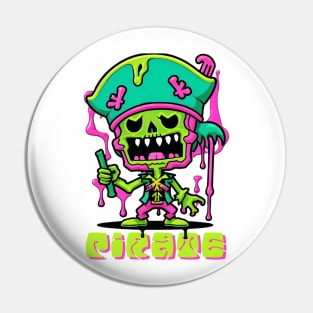 Zombie Pirate Pin