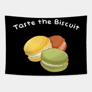 taste the biscuit yummy Tapestry