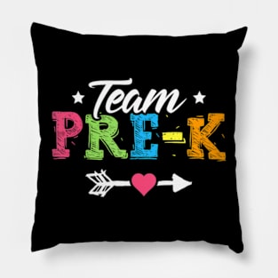 Team Pre-K  PreSchool Teacher Student Back To School Pillow