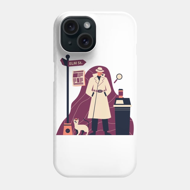 Detective Phone Case by Designuper