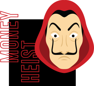 Team Money Heist Magnet