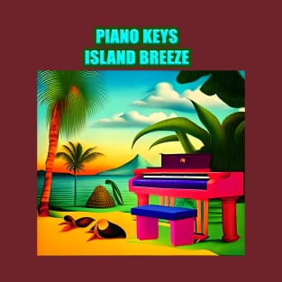 Piano Keys, Island Breeze T-Shirt