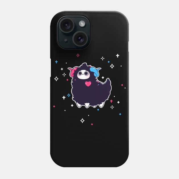 Fluffy Dinosaur Phone Case by BoxTrotDoggo