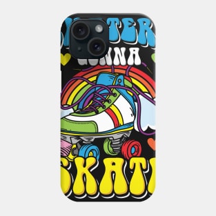 Roller Skating T Shirt retro blades Phone Case