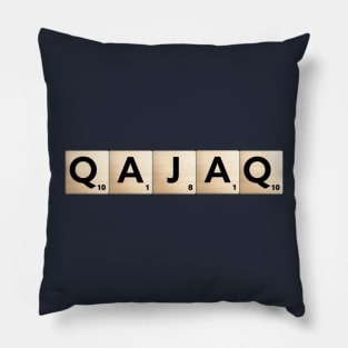 QAJAQ Scrabble Pillow