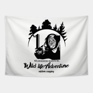 wild life adventure - camping outdoor Tapestry