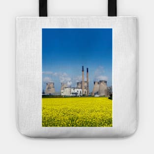 Ferrybridge power station and rape field (T190/0477) Tote