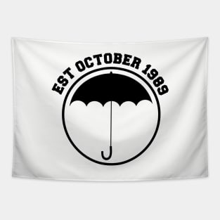 Est October 1989 Umbrella Academy Tapestry