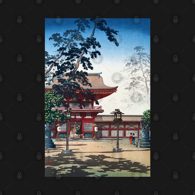 Kyushu Hakozaki Hachimangu Shrine by Tsuchiya Koitsu by Takeda_Art