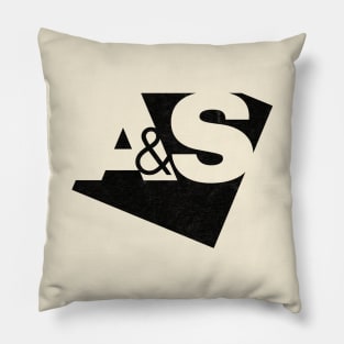 A&S Abraham and Straus Defunct Department Store Logo Pillow