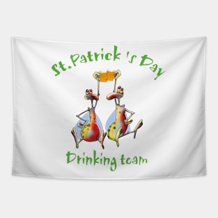 St. Patrick's Day Drinking Team Tapestry