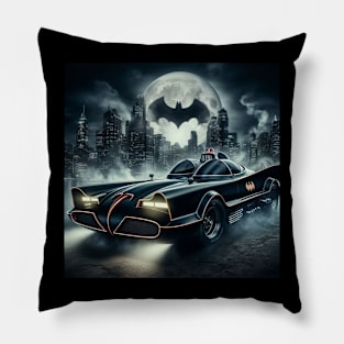 The Classic Batmobile Pillow