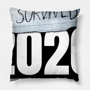 I Survived 2020 Funny Pillow