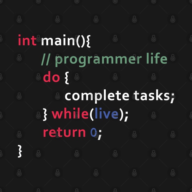 Programmer Live and stickers Learn Programming Complete Task by onalive