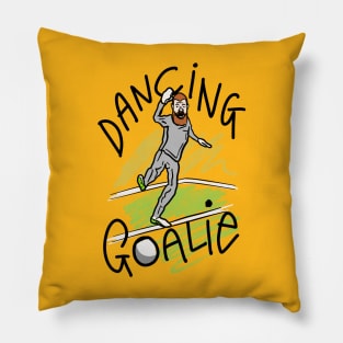 Dancing Goalie Australian Football Soccer Goalkeeper Pillow