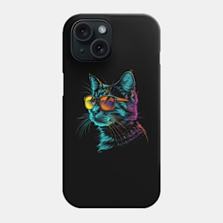 Feline Mix-master Cat DJ Phone Case