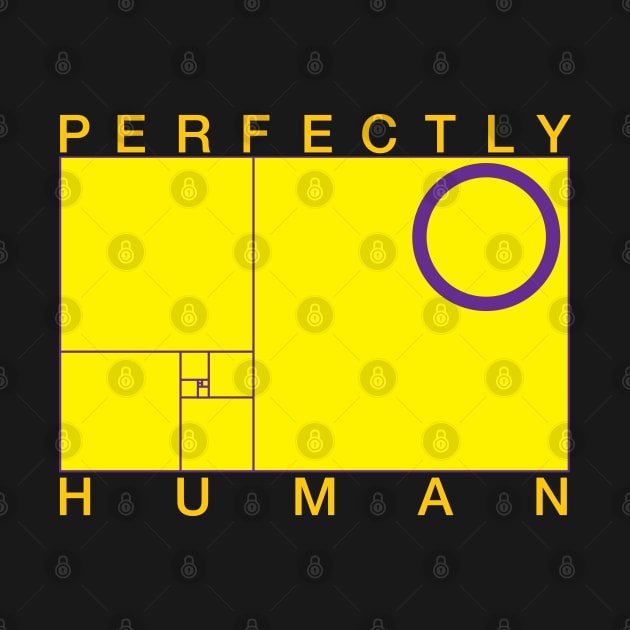 Perfectly Human - Intersex Pride Flag by OutPsyder