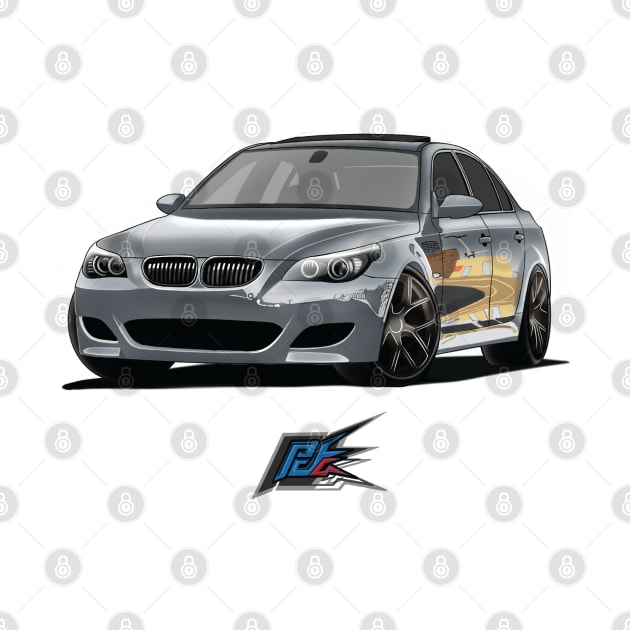 bmw m5 v10 gray by naquash