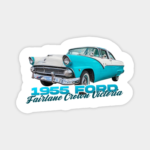 1955 Ford Fairlane Crown Victoria Magnet by Gestalt Imagery