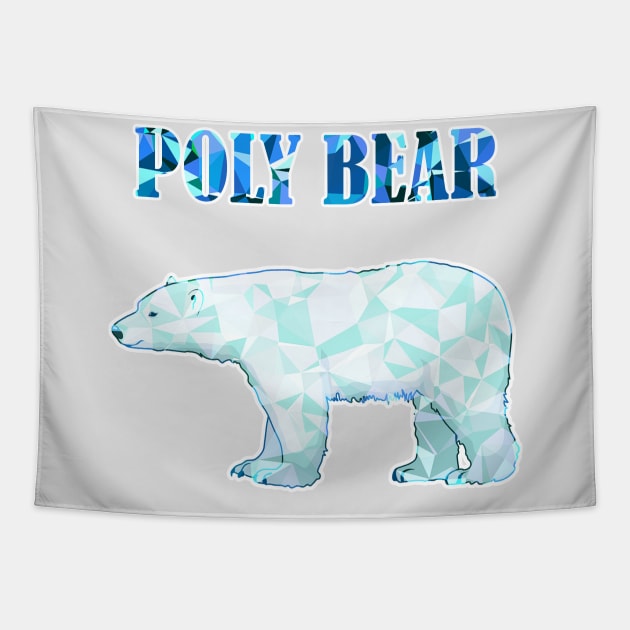 Poly Bear Tapestry by Made by Popular Demand