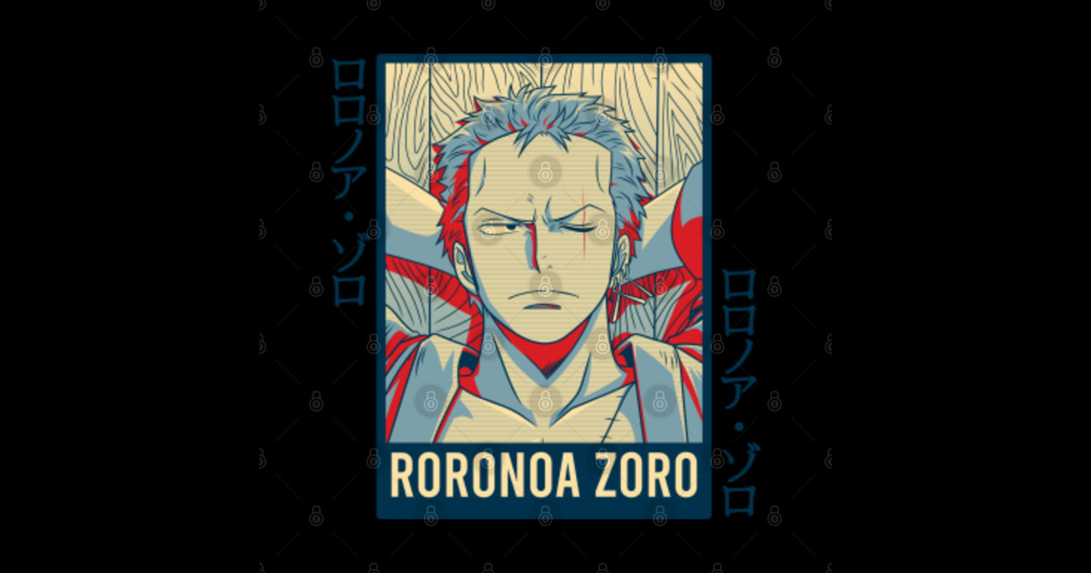 Roronoa Zoro One Piece - Zoro - Pegatina | TeePublic MX