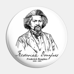 Frederick Douglass, African-American, Antislavery Pin