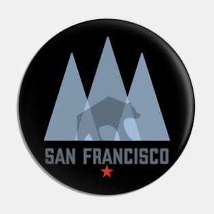 San Francisco bear Pin