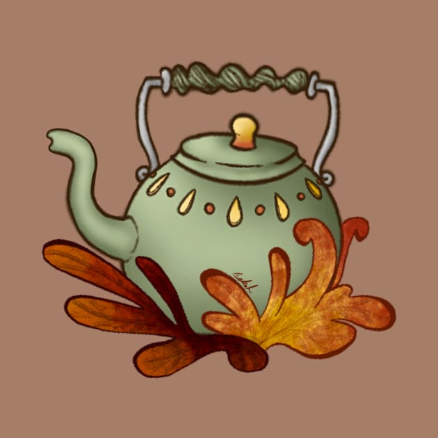 Tea Kettle by Lady_Caffiene