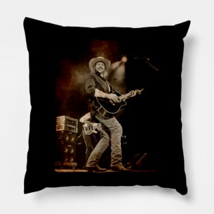 toby keith young perform vintage pictures Pillow