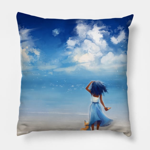 Shore Pillow by GDBee