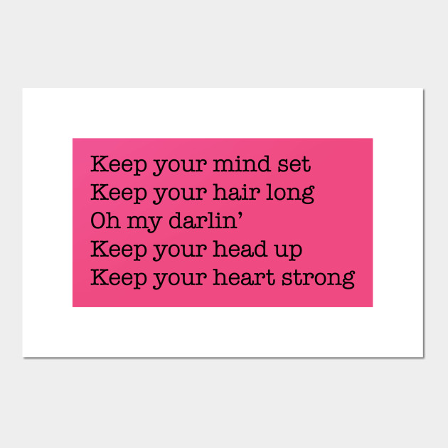 Darlin Quote Head And Heart Posters And Art Prints Teepublic